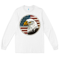 White American Bald Eagle Long Sleeve Tee - Jasminsmagicworld
