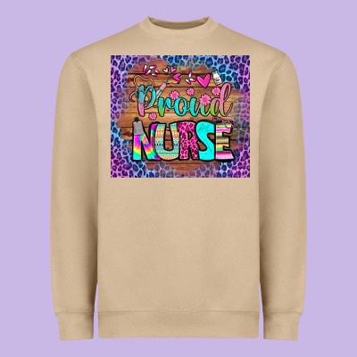 Proud Nurse Tumbler Heavyweight Sweatshirt Designed By Bundleandbundleshop