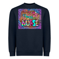 Navy proud nurse tumbler Heavyweight Sweatshirt - BundleAndBundleShop