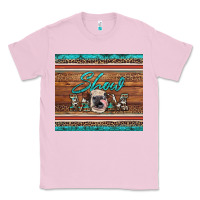 Bubblegum Pink show mom aztec cowhide leopard heifer Classic Tee - Artiststas