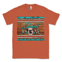 Copper show mom aztec cowhide leopard heifer Classic Tee - Artiststas