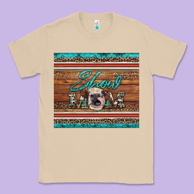 Show Mom Aztec Cowhide Leopard Heifer Classic Tee Designed By Artiststas