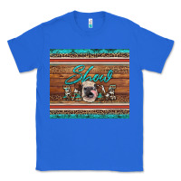 True Royal show mom aztec cowhide leopard heifer Classic Tee - Artiststas