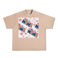 Burro american mama seamless pattern Urban Heavy Tee - BundleAndBundleShop