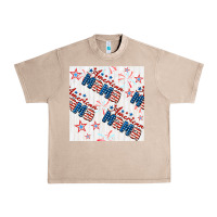 French Oak american mama seamless pattern Urban Heavy Tee - BundleAndBundleShop