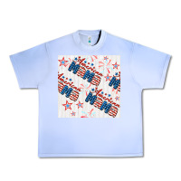 Grape Ice american mama seamless pattern Urban Heavy Tee - BundleAndBundleShop