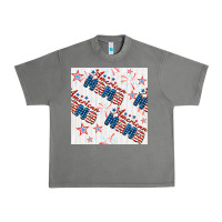 Tornado american mama seamless pattern Urban Heavy Tee - BundleAndBundleShop