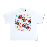 White american mama seamless pattern Urban Heavy Tee - BundleAndBundleShop