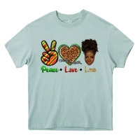 Arona peace love locs Heavy Core Tee - texasbilliewilder