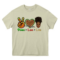 Mossy peace love locs Heavy Core Tee - texasbilliewilder