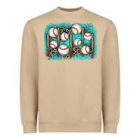 Mushroom baseball background Heavyweight Sweatshirt - JahusDesignShop