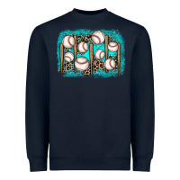 Navy baseball background Heavyweight Sweatshirt - JahusDesignShop