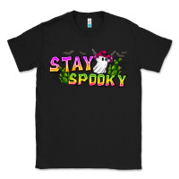 Black Stay Spooky Classic Tee - CowhideDigitalArt