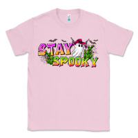 Bubblegum Pink Stay Spooky Classic Tee - CowhideDigitalArt
