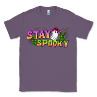 Lavender Stay Spooky Classic Tee - CowhideDigitalArt