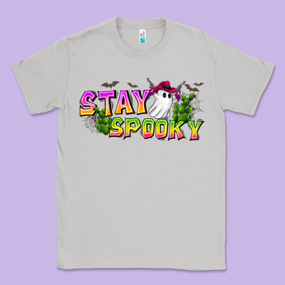 Stay Spooky Classic Tee Designed By Cowhidedigitalart