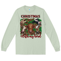 Matcha christmas with my herd cows Long Sleeve Tee - BarkalooDesign