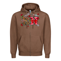 Chestnut valentines day rn Zipper Hoodie - NancyCooperArtShop