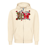 Sandshell valentines day rn Zipper Hoodie - NancyCooperArtShop
