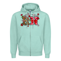 Seafoam valentines day rn Zipper Hoodie - NancyCooperArtShop