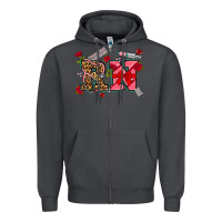 Smoke valentines day rn Zipper Hoodie - NancyCooperArtShop