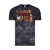 Cloud Black diamonds are a girl's best friend baseball Vintage Tee - Jasminsmagicworld