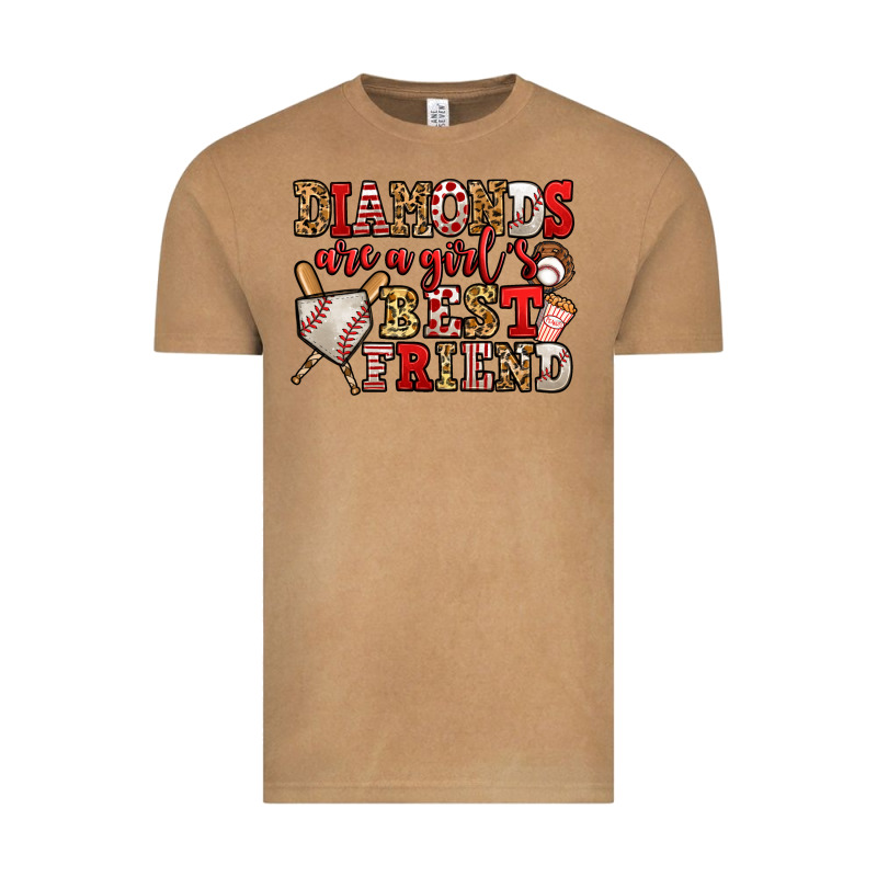 Diamonds Are A Girl's Best Friend Baseball Vintage Tee by Jasminsmagicworld | Teevron