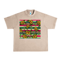 French Oak sunflower cactus Urban Heavy Tee - JahusDesignShop