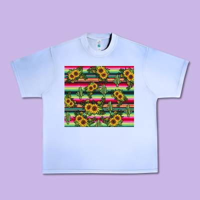 Sunflower Cactus Urban Heavy Tee Designed By Jahusdesignshop