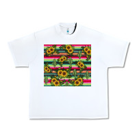 White sunflower cactus Urban Heavy Tee - JahusDesignShop