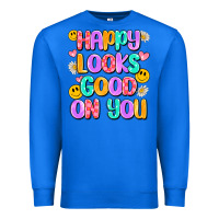 True Royal happy looks good on you Premium Sweatshirt - Artiststas
