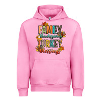 Fuchsia Pink family thanksgiving turkey blessing Urban Hoodie - CowGirlArtShop