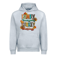 Heather Grey family thanksgiving turkey blessing Urban Hoodie - CowGirlArtShop