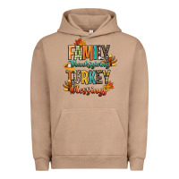 Pigment Burro family thanksgiving turkey blessing Urban Hoodie - CowGirlArtShop