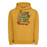 Pigment Peanut Butter family thanksgiving turkey blessing Urban Hoodie - CowGirlArtShop