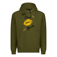 Army Green Sun Kissed Beauty Premium Hoodie - Bettercallsaul