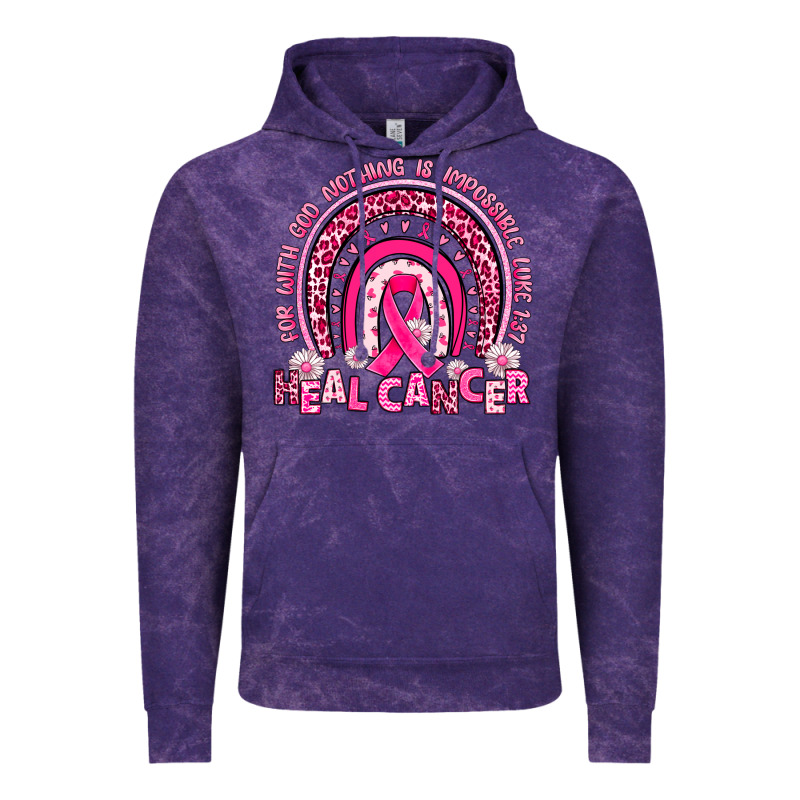 Heal Cancer Rainbow Vintage Hoodie by JahusDesignShop | Teevron