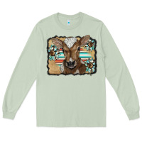 Matcha western wreath baby calf Long Sleeve Tee - BarkalooDesign