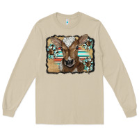 Mushroom western wreath baby calf Long Sleeve Tee - BarkalooDesign