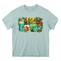 Arona bear coffee cups Heavy Core Tee - Zillion Design Studio