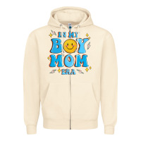 Sandshell in my boy mom era Zipper Hoodie - MaliasSmallBusiness
