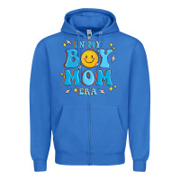 True Royal in my boy mom era Zipper Hoodie - MaliasSmallBusiness