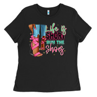 Black Afro heels Ladies Tee - RanaPortraitStore