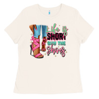 Bone Afro heels Ladies Tee - RanaPortraitStore