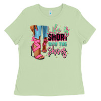 Matcha Afro heels Ladies Tee - RanaPortraitStore