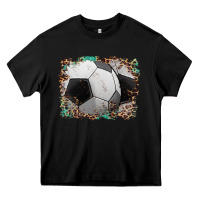 Black sports soccer background Heavy Core Tee - Artiststas