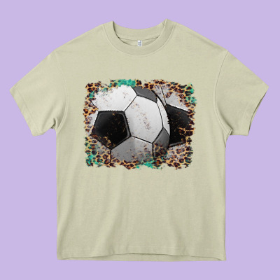 Sports Soccer Background Heavy Core Tee Designed By Artiststas