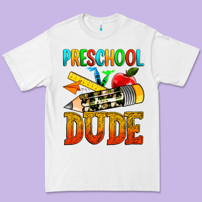 Preschool Dude Premium Tee Designed By Texasbilliewilder
