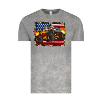 Cloud Rock american flag monster truck Vintage Tee - Artiststas
