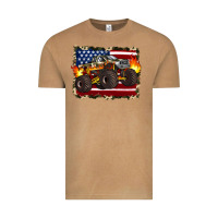 Vintage Camel american flag monster truck Vintage Tee - Artiststas